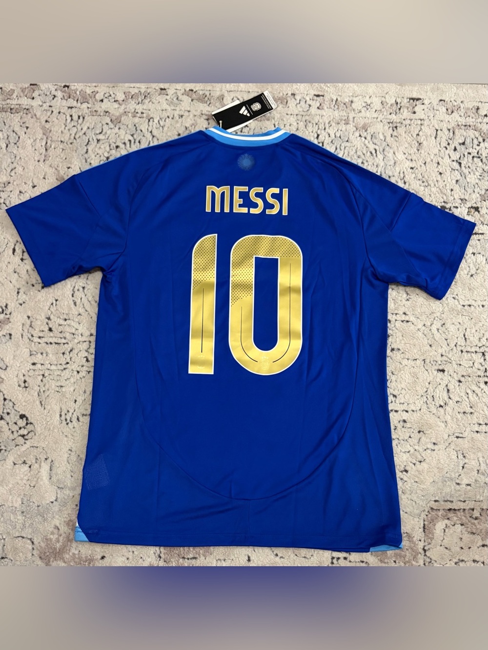 Adidas Authentic Argentina 2024 National Team IP8413 Messi #10 Jersey Men’s Sz M - Picture 6 of 11